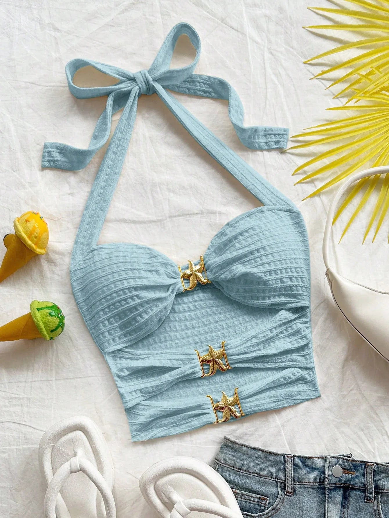 Knitted Halter Top